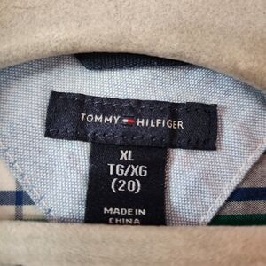 Boy's Tommy Hilfiger plaid dress shirt size 20